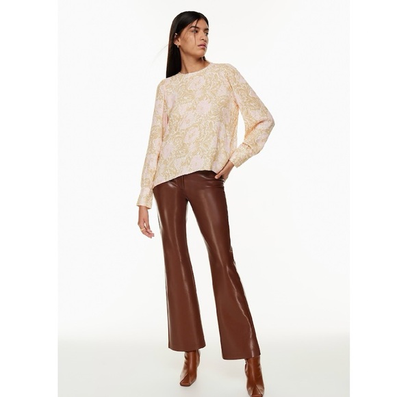 Aritzia Wilfred Boho Cottagecore Minimalist Clarissa Puff Sleeve Size Large - Picture 2 of 16